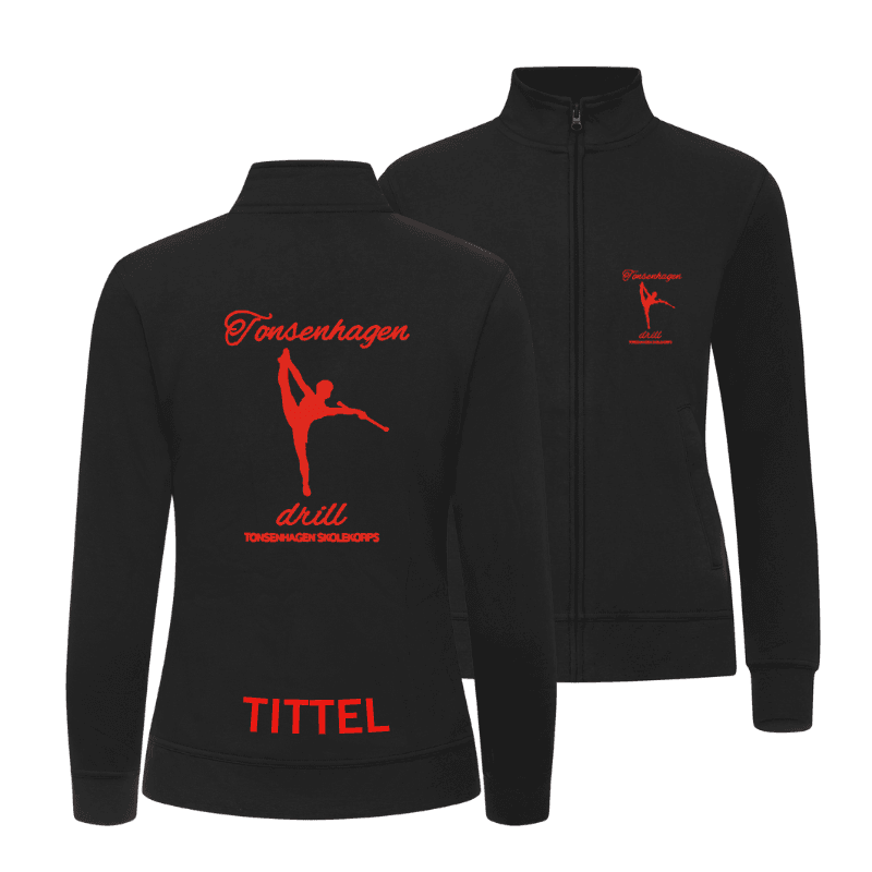 Tonsenhagen Drill - Basic Cardigan Woman - Svart